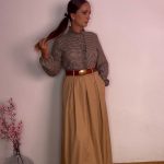 Falda camel