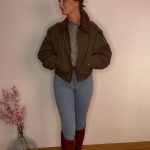 Cazadora bomber verde