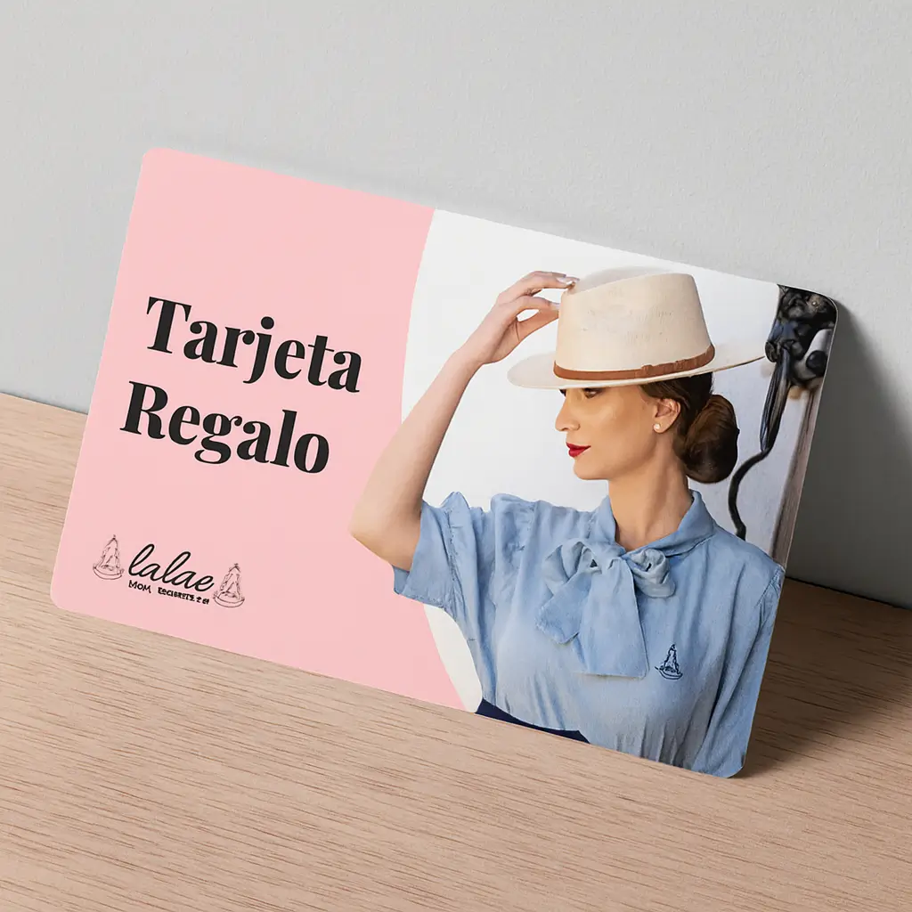 tarjeta regalo mockup