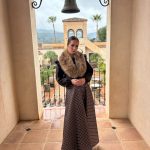 CONJUNTO Falda "Impetu" marrón+blusa marrón