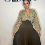 Blusa "Alborada" tonos verdes