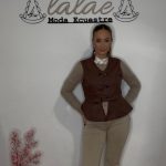 Chalequillo doble botonadura marrón