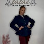 Chaqueta de tablas color azul marino