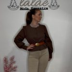 Chaquetilla de micro pana marrón